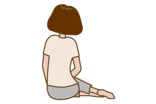 横坐り